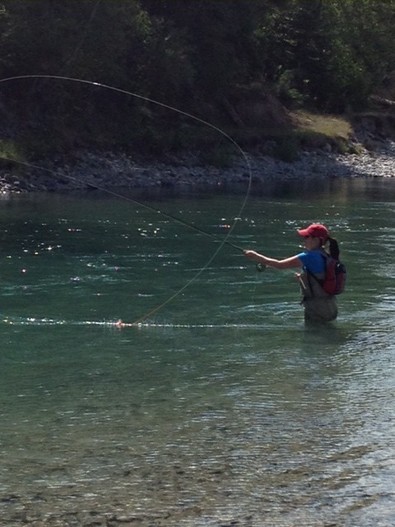 women's intro to fly-fishing clinics